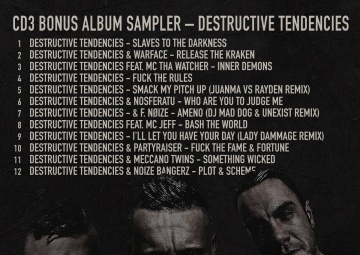 DESTRUCTIVE TENDENCIES ALBUM SAMPLER @ DOMINATOR ALBUM