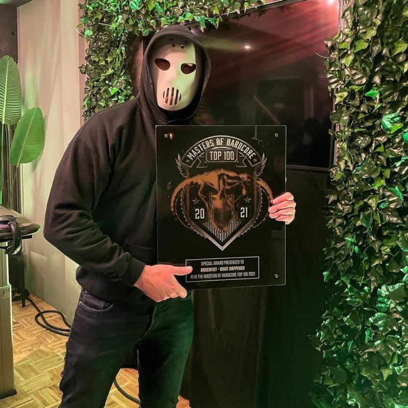 Angerfist has won the MOH Top 100 2021!